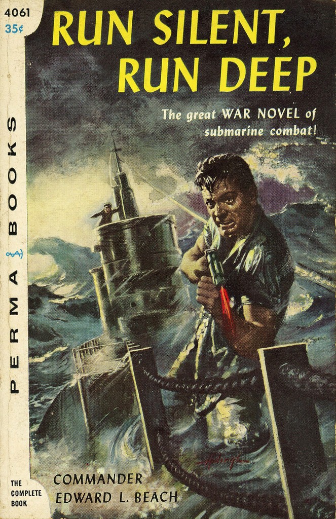 "Run Silent, Run Deep", una de las novelas escritas por Edward L. Beach.