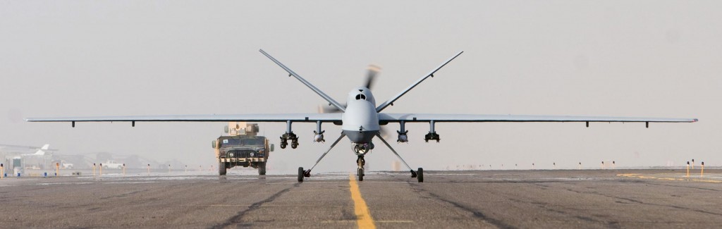MQ-9 Reaper despegando en Afganistán.